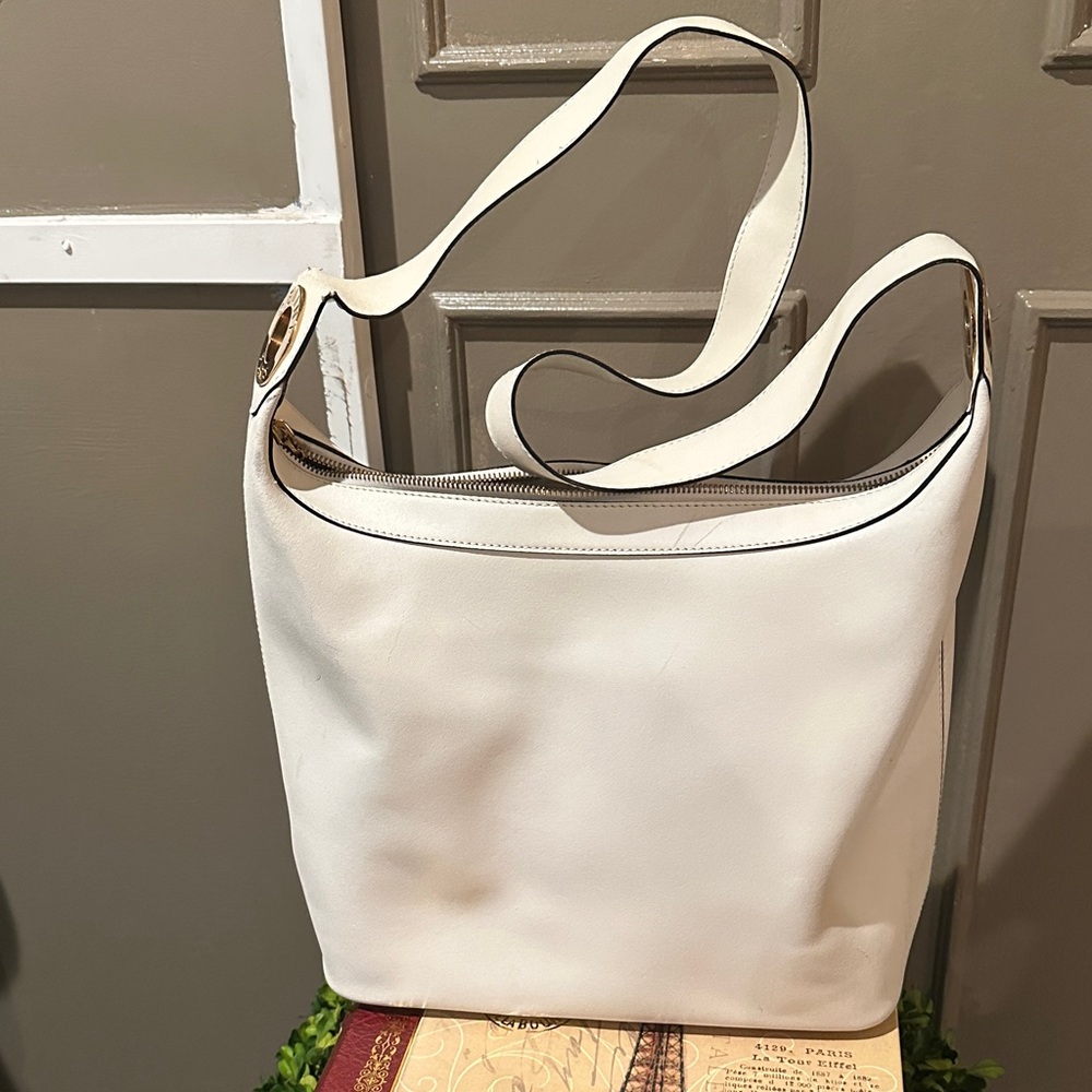 Celine Elegant White Shoulder Bag